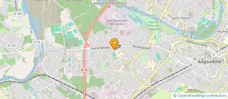 localisation de l'entreprise SNC NOMPEX à ANGOULEME