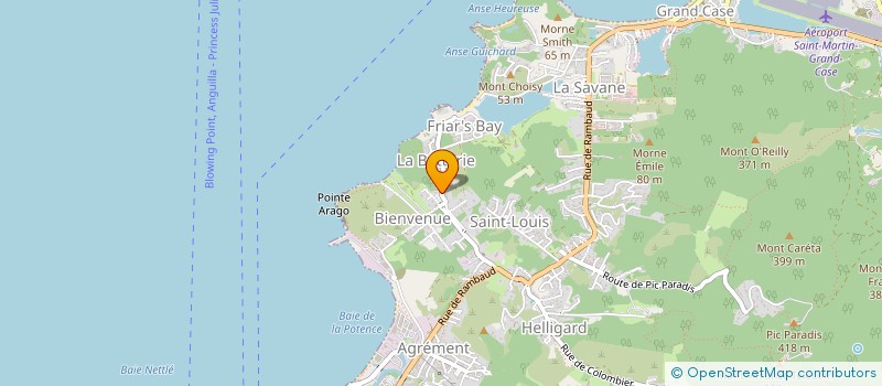 localisation de l'entreprise SNC NOUVEL ALIZEA à SAINT MARTIN
