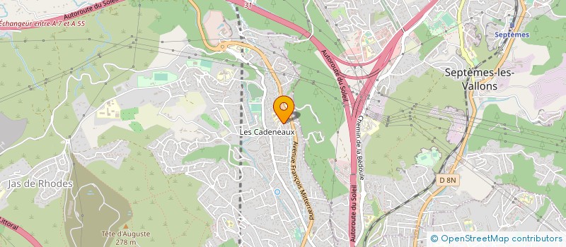 localisation de l'entreprise SNC O'CADENEAUX à LES PENNES-MIRABEAU