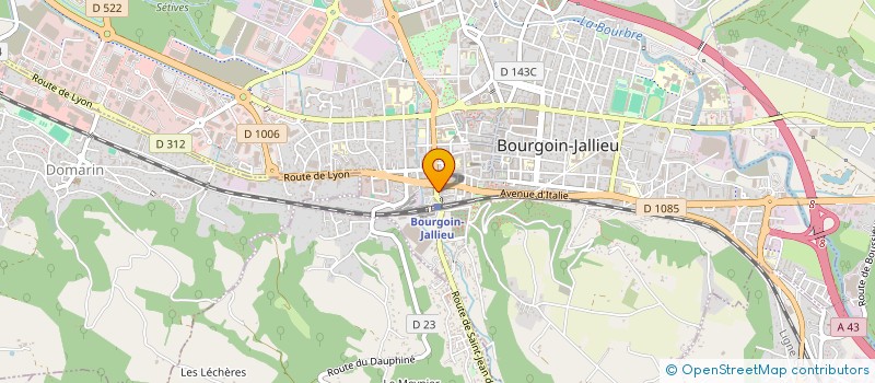 localisation de l'entreprise SNC OLA à BOURGOIN-JALLIEU