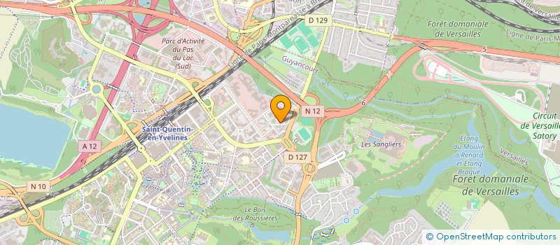 localisation de l'entreprise SNC OMEGA PARC  GUYANCOURT