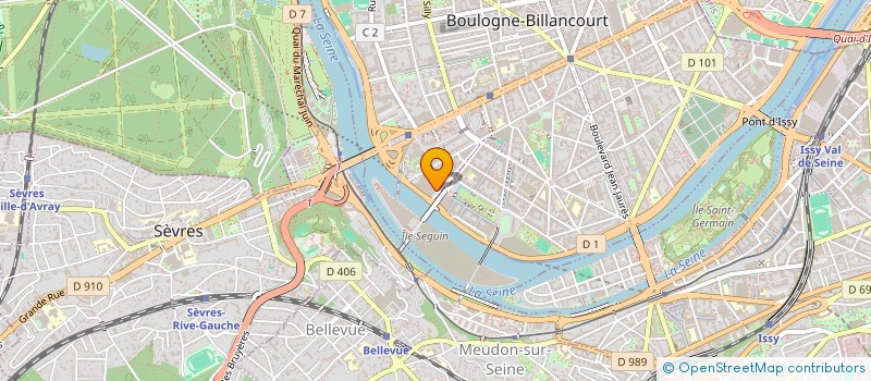 localisation de l'entreprise SNC OPERATION ROOSEVELT à BOULOGNE-BILLANCOURT