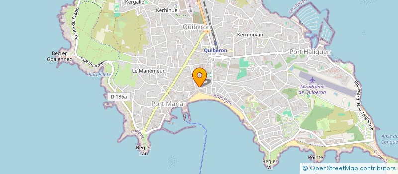 localisation de l'entreprise SNC OPTIQUE ROUMEGUERE à QUIBERON