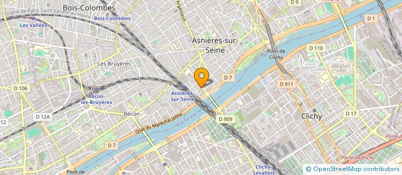 localisation de l'entreprise SNC OUSMER ET CIE à ASNIERES-SUR-SEINE