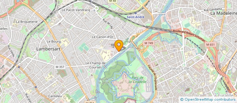 localisation de l'entreprise SNC OUVRIE  ENGLOS