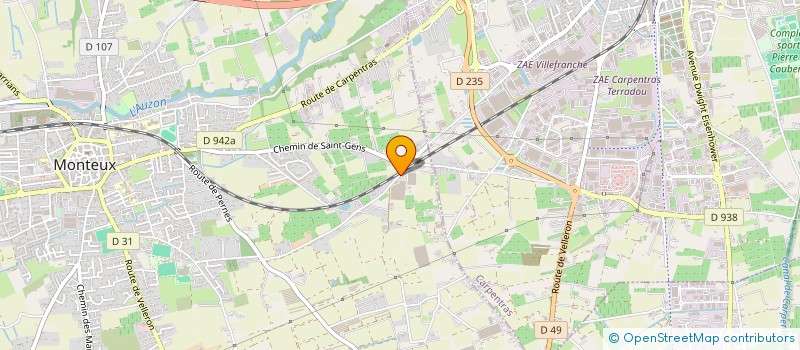 localisation de l'entreprise SNC P.H.S.Y  MONTEUX