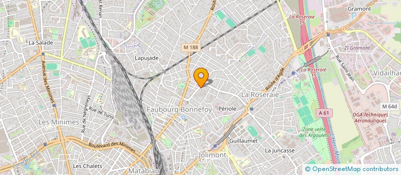 localisation de l'entreprise SNC PAILHASSE ET CIE à TOULOUSE