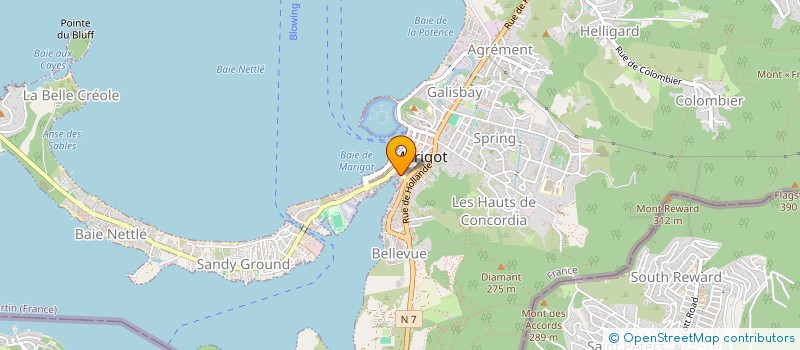 localisation de l'entreprise SNC PALMIER  SAINT MARTIN