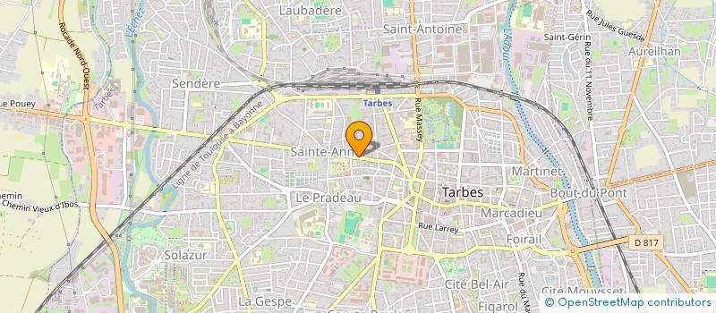 localisation de l'entreprise SNC PARBEL à TARBES