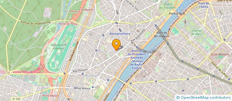 localisation de l'entreprise SNC PARC DE ROYALLIEU à PARIS