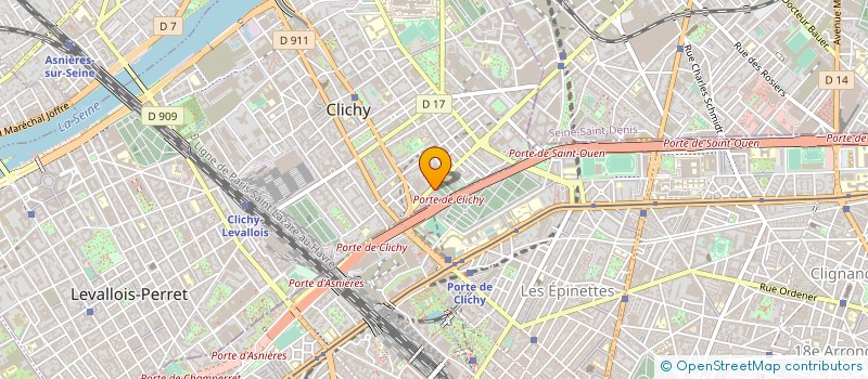 localisation de l'entreprise SNC PARIS VOISINS à LEVALLOIS-PERRET