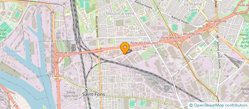 localisation de l'entreprise SNC PASSERELLE  VENISSIEUX