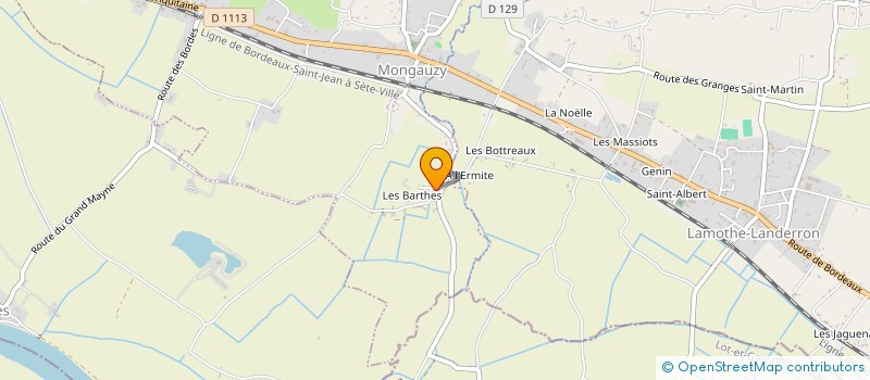 localisation de l'entreprise SNC PATISSIER  MONSEGUR