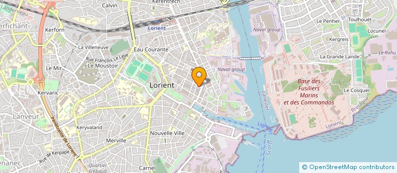 localisation de l'entreprise SNC PAUL LOPIN ET CIE à LORIENT