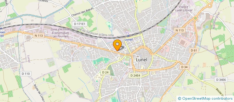 localisation de l'entreprise SNC PEREDES ET PENNEC à LUNEL