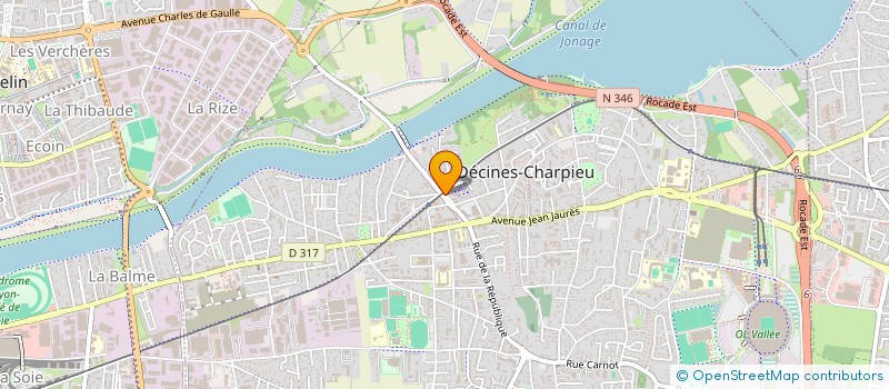 localisation de l'entreprise SNC PERNA ET FILS à DECINES CHARPIEU