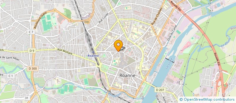 localisation de l'entreprise SNC PERONNET B  ROANNE