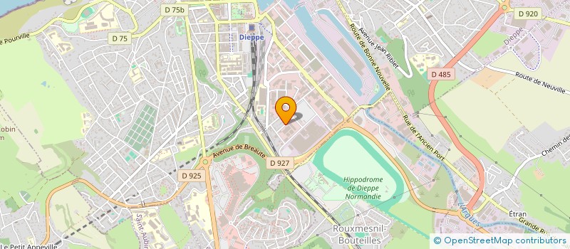 localisation de l'entreprise SNC PERRE ET FILS  DIEPPE