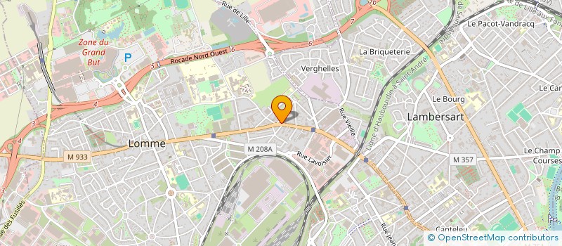 localisation de l'entreprise SNC PERRIN à LILLE