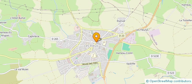 localisation de l'entreprise SNC PERRINE  LES PIEUX