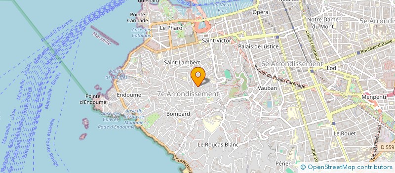 localisation de l'entreprise SNC PERRONE LEVREUX à MARSEILLE