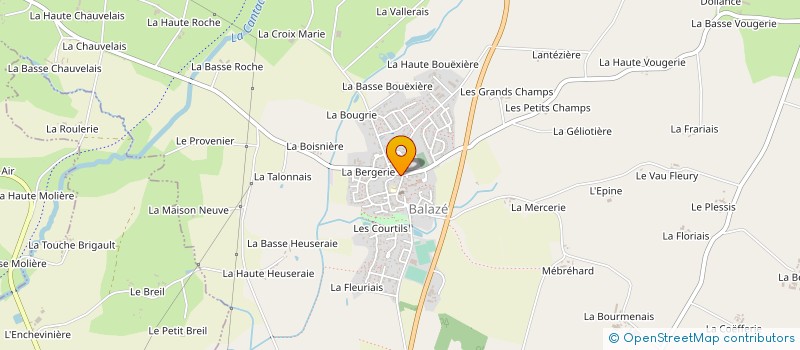 localisation de l'entreprise SNC PESLIER  BALAZE