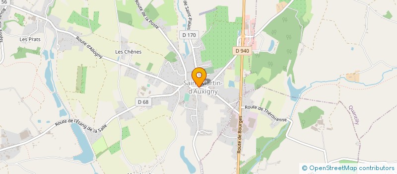 localisation de l'entreprise SNC PEZIN à SAINT-MARTIN-D'AUXIGNY