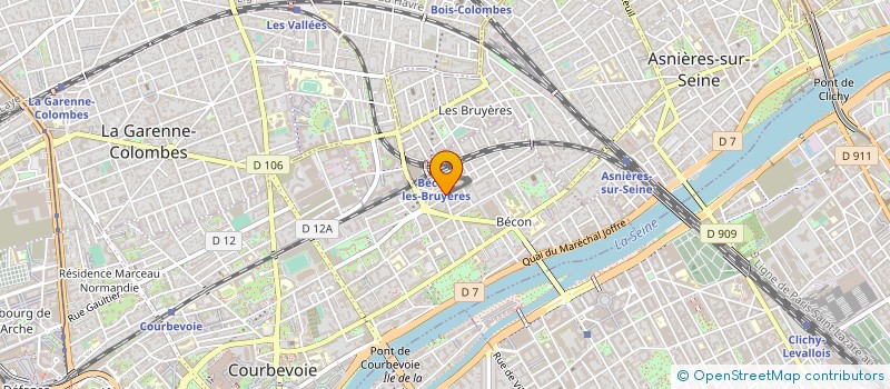 localisation de l'entreprise SNC PHARMACIE ASSERAF à COURBEVOIE