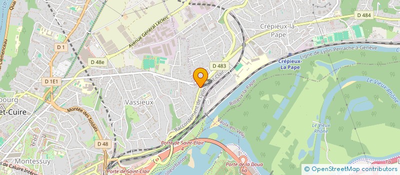 localisation de l'entreprise SNC PHARMACIE BERTHIER MILLORY  CALUIRE-ET-CUIRE