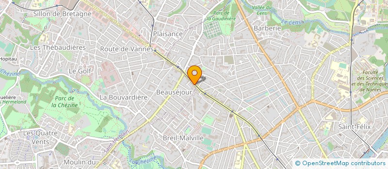 localisation de l'entreprise SNC PHARMACIE BESNIER à SAINT-HERBLAIN