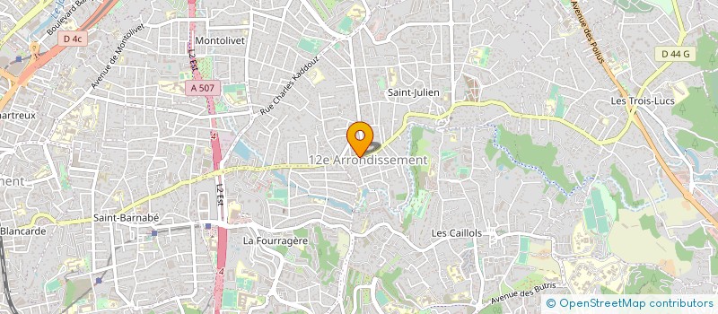 localisation de l'entreprise SNC PHARMACIE CENTRALE  MARSEILLE