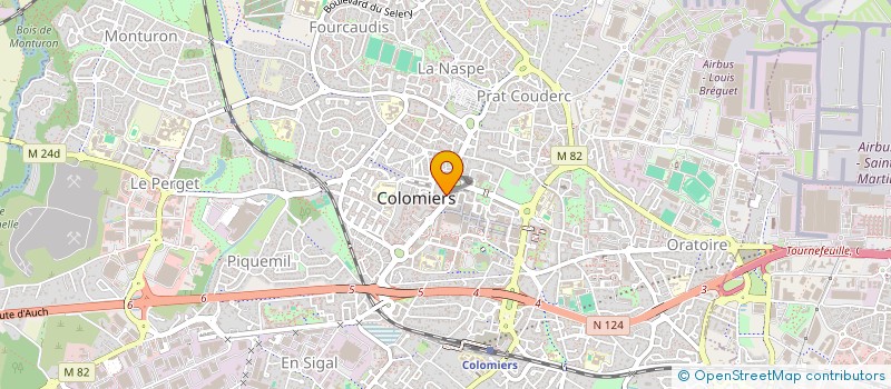 localisation de l'entreprise SNC PHARMACIE COULARDEAU à COLOMIERS