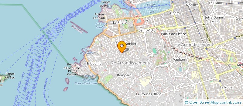 localisation de l'entreprise SNC PHARMACIE D'ENDOUME à MARSEILLE