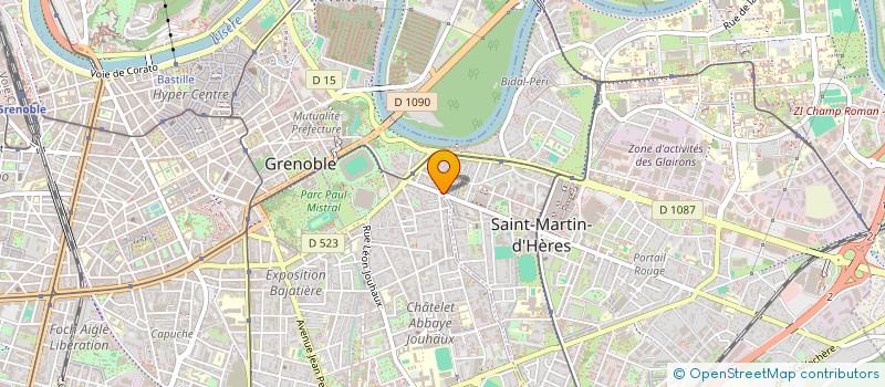 localisation de l'entreprise SNC PHARMACIE DE LA CROIX ROUGE à SAINT-MARTIN-D'HERES