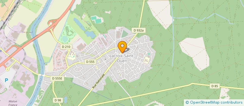 localisation de l'entreprise SNC  PHARMACIE DE LA FORET  LACROIX-SAINT-OUEN