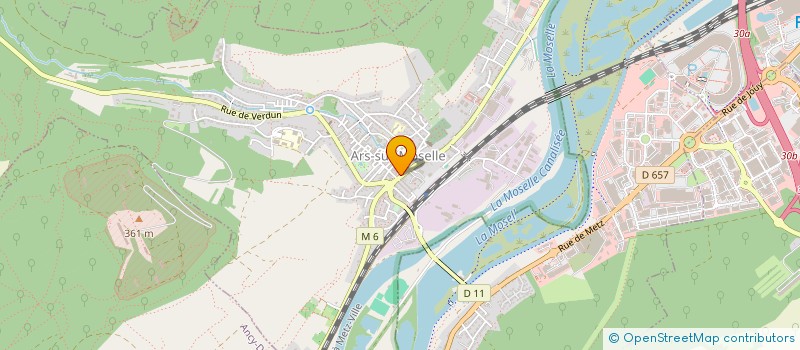 localisation de l'entreprise SNC PHARMACIE DE LA REPUBLIQUE  ARS-SUR-MOSELLE