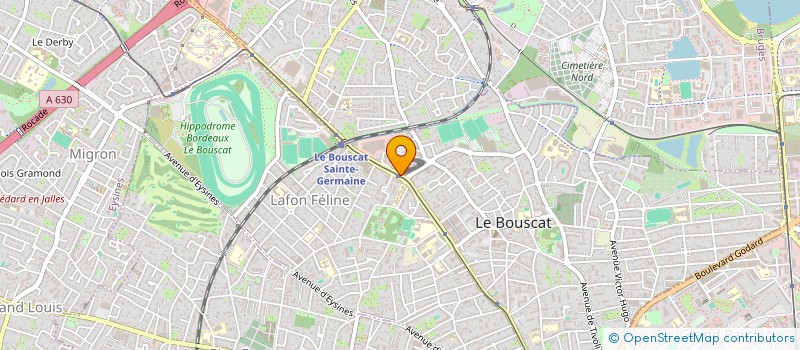 localisation de l'entreprise SNC PHARMACIE DES ECUS à LE BOUSCAT