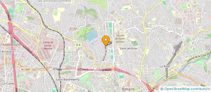 localisation de l'entreprise SNC PHARMACIE DU MERLAN à MARSEILLE