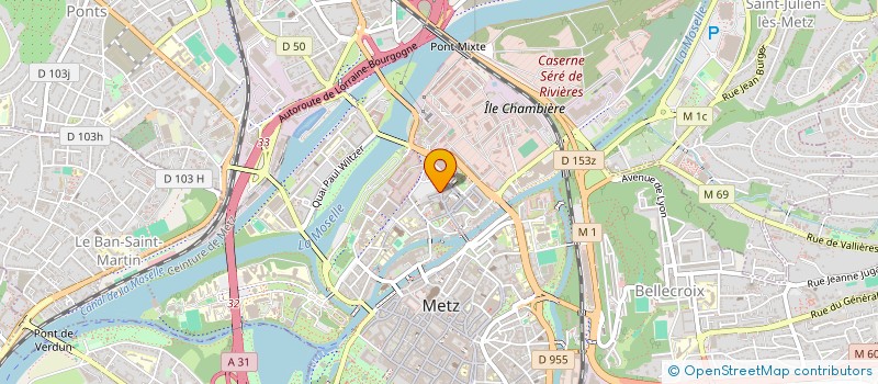 localisation de l'entreprise SNC PHARMACIE DU PONTIFFROY à METZ