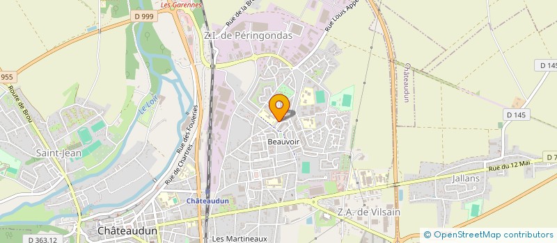 localisation de l'entreprise SNC PHARMACIE FABRE MEURISSE à CHATEAUDUN
