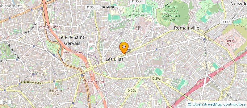 localisation de l'entreprise SNC PHARMACIE GOLDFARB & SZLAFMYC à LES LILAS