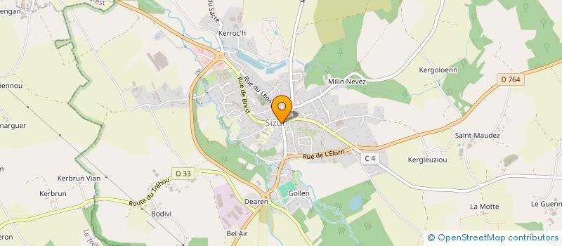 localisation de l'entreprise SNC PHARMACIE HUMBERT ET LE MEE  SIZUN