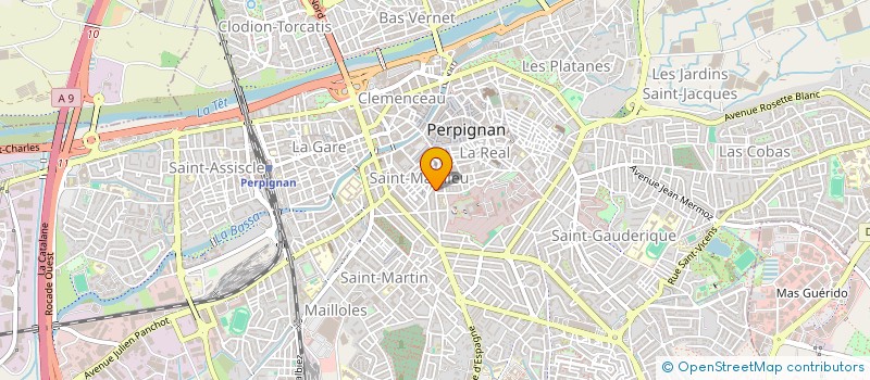 localisation de l'entreprise SNC PHARMACIE LAMANDE  PERPIGNAN