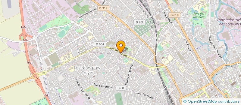 localisation de l'entreprise SNC PHARMACIE NOIZET à LES NOES-PRES-TROYES