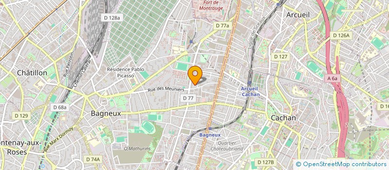 localisation de l'entreprise SNC PHARMACIE PASTEUR à BAGNEUX