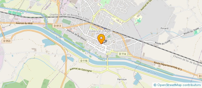 localisation de l'entreprise SNC PHARMACIE PEPERTY à VALENCE
