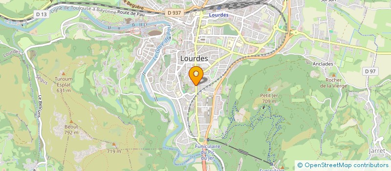 localisation de l'entreprise SNC PHARMACIE SOUM à LOURDES