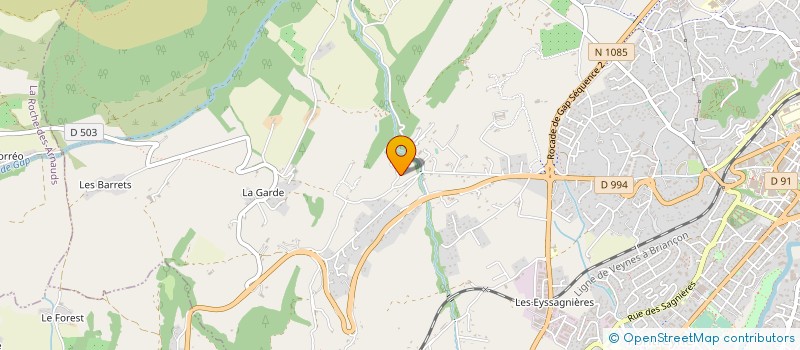 localisation de l'entreprise SNC PHILIPPE JOUVE ET CIE  GAP