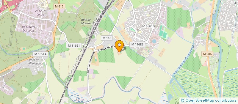 localisation de l'entreprise SNC PICBLANC à LATTES