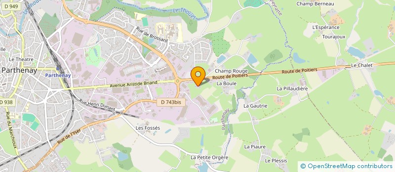 localisation de l'entreprise SNC PIED ET CIE à LA PEYRATTE